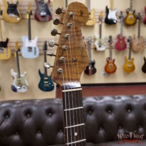 Fender Custom Shop Dennis Galuszka Masterbuilt Roasted 1959 Stratocaster Brazilian Rosewood Slab Board Hand-Wound PUs Journeyman Relic Aged Sonic Blue - Image 7