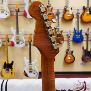 Fender Custom Shop Dennis Galuszka Masterbuilt Roasted 1959 Stratocaster Brazilian Rosewood Slab Board Hand-Wound PUs Journeyman Relic Faded Aged Fiesta Red - Image 10
