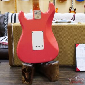 Fender Custom Shop Dennis Galuszka Masterbuilt Roasted 1959 Stratocaster Brazilian Rosewood Slab Board Hand-Wound PUs Journeyman Relic Faded Aged Fiesta Red - Image 11