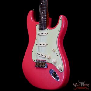 Fender Custom Shop Dennis Galuszka Masterbuilt Roasted 1959 Stratocaster Brazilian Rosewood Slab Board Hand-Wound PUs Journeyman Relic Faded Aged Fiesta Red - Image 2