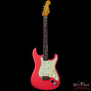 Fender Custom Shop Dennis Galuszka Masterbuilt Roasted 1959 Stratocaster Brazilian Rosewood Slab Board Hand-Wound PUs Journeyman Relic Faded Aged Fiesta Red - Image 3