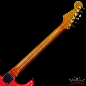Fender Custom Shop Dennis Galuszka Masterbuilt Roasted 1959 Stratocaster Brazilian Rosewood Slab Board Hand-Wound PUs Journeyman Relic Faded Aged Fiesta Red - Image 5