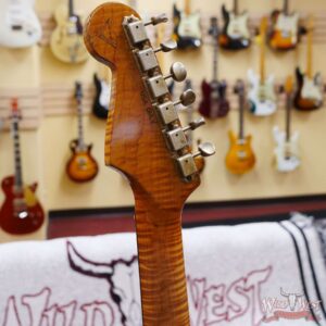 Fender Custom Shop Dennis Galuszka Masterbuilt Roasted 1959 Stratocaster Brazilian Rosewood Slab Board Hand-Wound PUs Journeyman Relic Faded Aged Fiesta Red - Image 10
