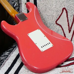 Fender Custom Shop Dennis Galuszka Masterbuilt Roasted 1959 Stratocaster Brazilian Rosewood Slab Board Hand-Wound PUs Journeyman Relic Faded Aged Fiesta Red - Image 11