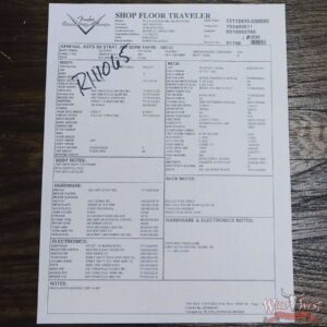 Fender Custom Shop Dennis Galuszka Masterbuilt Roasted 1959 Stratocaster Brazilian Rosewood Slab Board Hand-Wound PUs Journeyman Relic Faded Aged Fiesta Red - Image 13