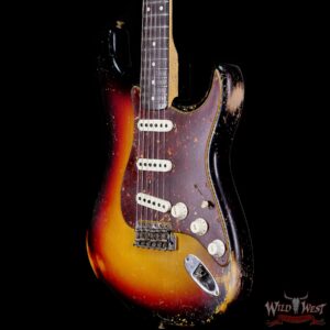 Fender Custom Shop Dennis Galuszka Masterbuilt 1960 Stratocaster Josefina Hand-Wound Pickups Relic 3 Tone Sunburst - Image 2