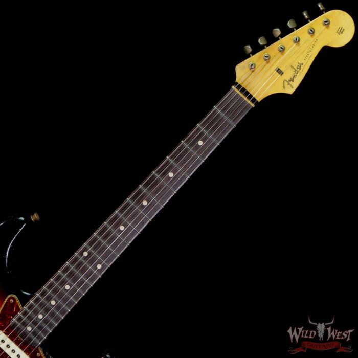 Fender Custom Shop Dennis Galuszka Masterbuilt 1960 Stratocaster Josefina Hand-Wound Pickups Relic 3 Tone Sunburst - Image 4