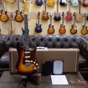 Fender Custom Shop Dennis Galuszka Masterbuilt 1960 Stratocaster Josefina Hand-Wound Pickups Relic 3 Tone Sunburst - Image 6