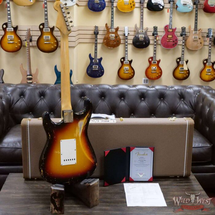 Fender Custom Shop Dennis Galuszka Masterbuilt 1960 Stratocaster Josefina Hand-Wound Pickups Relic 3 Tone Sunburst - Image 9