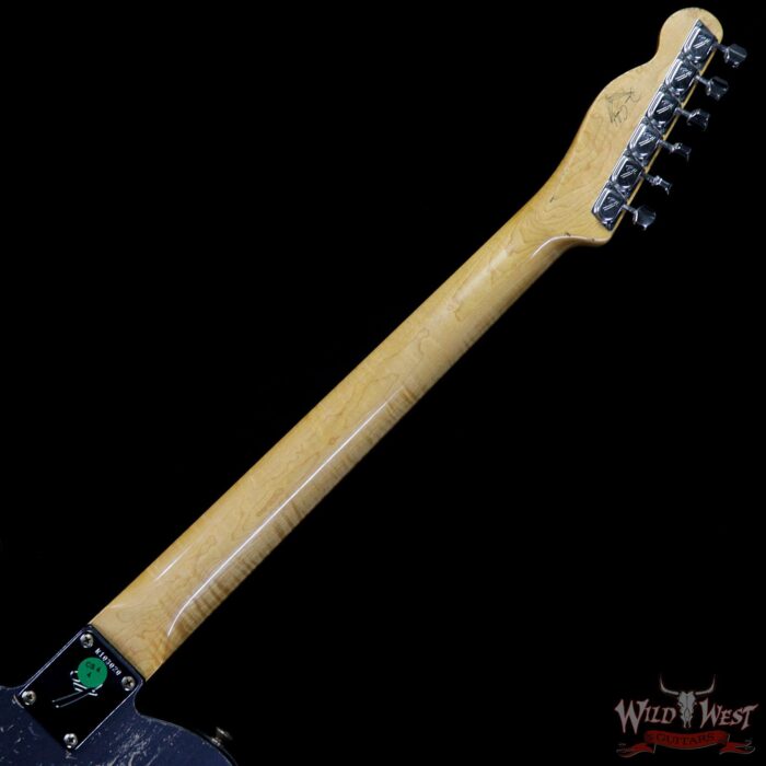 2020 NAMM Fender Custom Shop Dennis Galuszka Masterbuilt 1967 Telecaster Custom Relic Dark Lake Placid Blue w/ Competition Racing Stripe - Image 10