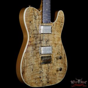 Fender Custom Shop Masterbuilt Dennis Galuszka Artisan Spalted Maple Telecaster HH African Blackwood Board - Image 4