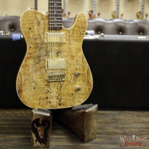 Fender Custom Shop Masterbuilt Dennis Galuszka Artisan Spalted Maple Telecaster HH African Blackwood Board - Image 13