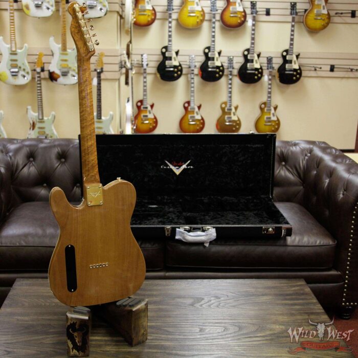 Fender Custom Shop Masterbuilt Dennis Galuszka Artisan Spalted Maple Telecaster HH African Blackwood Board - Image 14