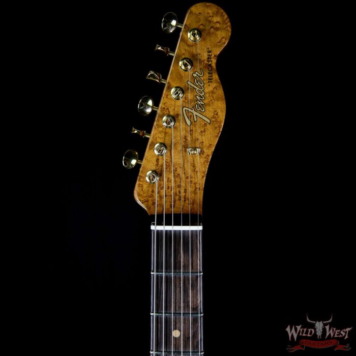 Fender Custom Shop Masterbuilt Dennis Galuszka Artisan Spalted Maple Telecaster HH African Blackwood Board - Image 8