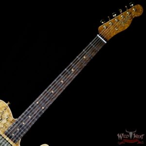 Fender Custom Shop Masterbuilt Dennis Galuszka Artisan Spalted Maple Telecaster HH African Blackwood Board - Image 9