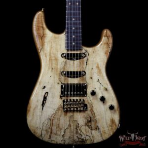 Fender Custom Shop Dennis Galuszka Masterbuilt Artisan Stratocaster HSS Spalted Maple Top Birdseye Neck - Image 3