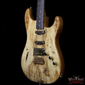 Fender Custom Shop Dennis Galuszka Masterbuilt Artisan Stratocaster HSS Spalted Maple Top Birdseye Neck - Image 2