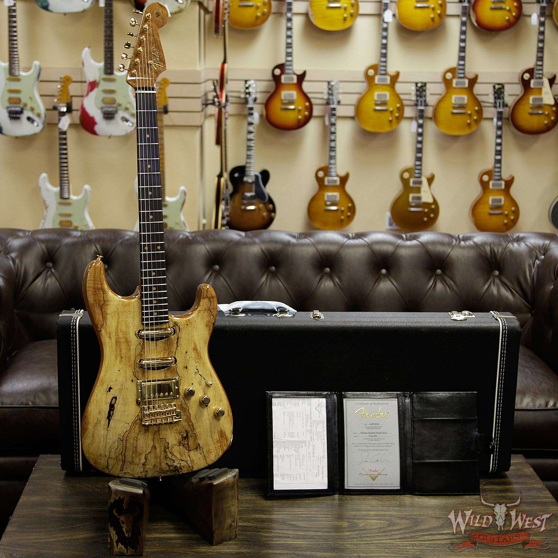 fendercs-mbdg-artisianstrathss-cz537823-d1__wwg.jpg Fender Custom Shop Dennis Galuszka Masterbuilt Artisan Stratocaster HSS Spalted Maple Top Birdseye Neck - Image 11