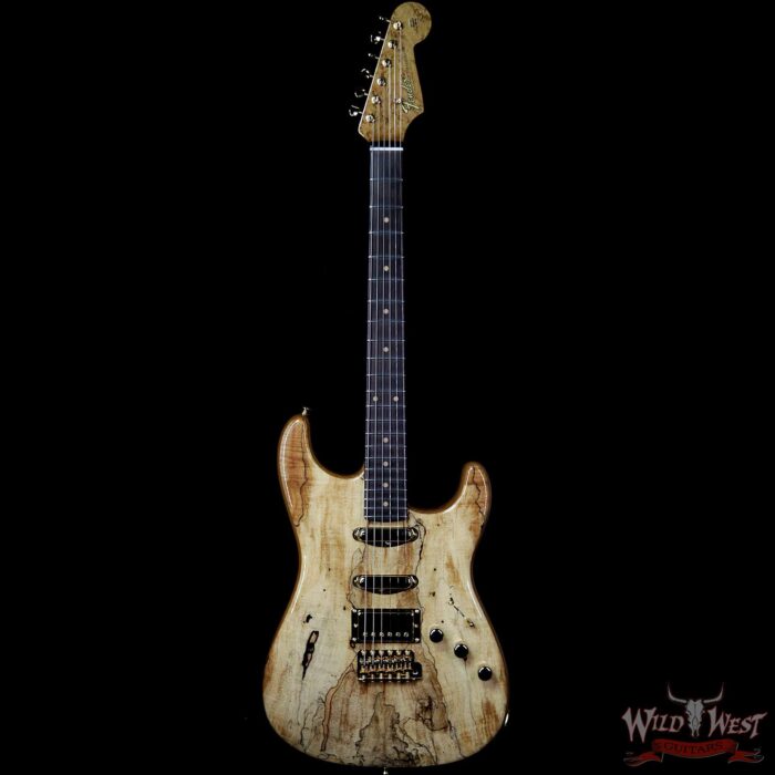 Fender Custom Shop Dennis Galuszka Masterbuilt Artisan Stratocaster HSS Spalted Maple Top Birdseye Neck - Image 4