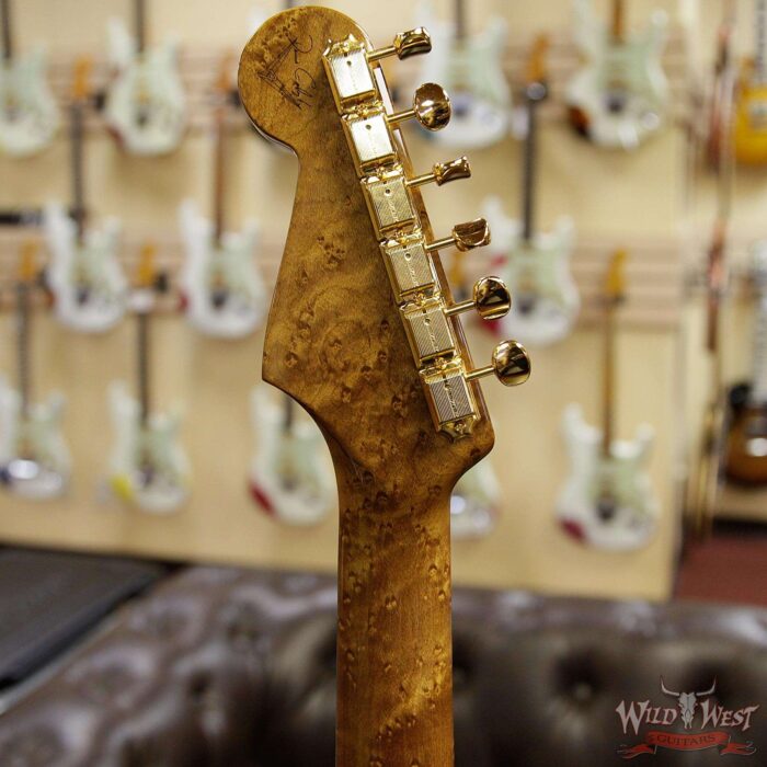 Fender Custom Shop Dennis Galuszka Masterbuilt Artisan Stratocaster HSS Spalted Maple Top Birdseye Neck - Image 9