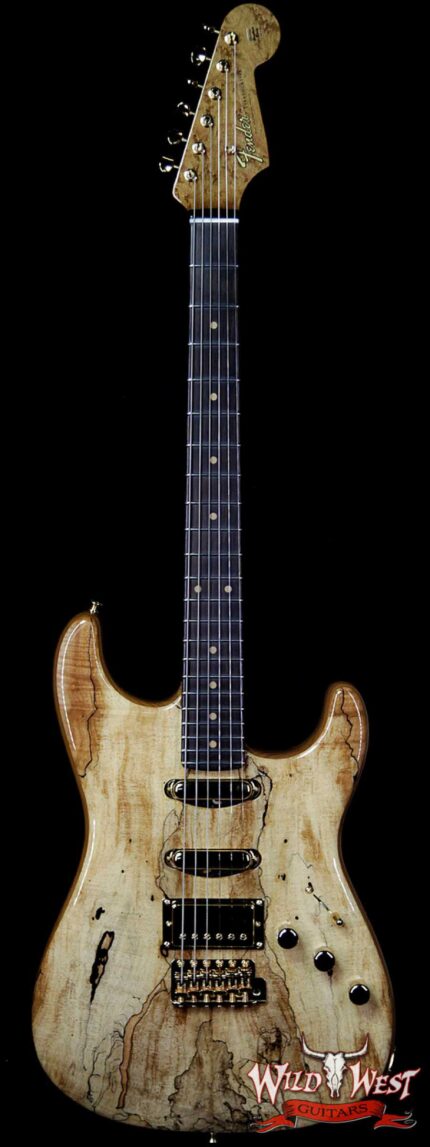 Fender Custom Shop Dennis Galuszka Masterbuilt Artisan Stratocaster HSS Spalted Maple Top Birdseye Neck