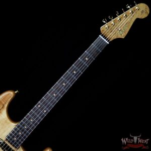 Fender Custom Shop Dennis Galuszka Masterbuilt Artisan Stratocaster HSS Spalted Maple Top Birdseye Neck - Image 8