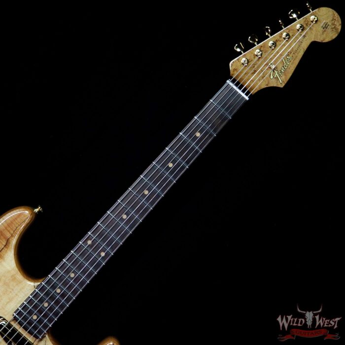 Fender Custom Shop Dennis Galuszka Masterbuilt Artisan Stratocaster HSS Spalted Maple Top Birdseye Neck - Image 8