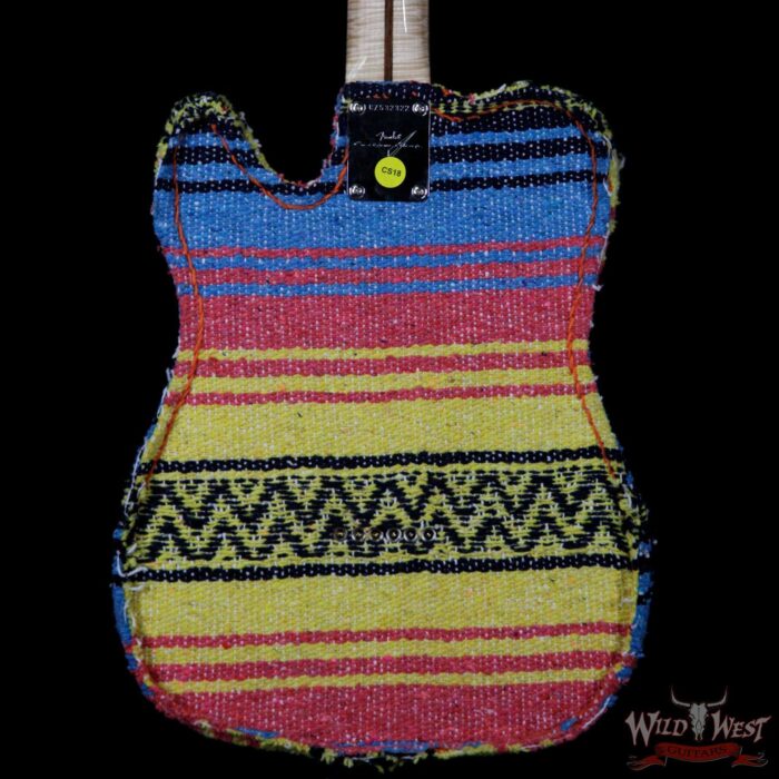 2018 NAMM One-Of-Kind Fender Masterbuilt Dennis Galuszka Border Town Telecaster Mexico Blanket AAAA Flame Neck - Image 6