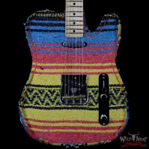 2018 NAMM One-Of-Kind Fender Masterbuilt Dennis Galuszka Border Town Telecaster Mexico Blanket AAAA Flame Neck - Image 3