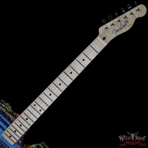 2018 NAMM One-Of-Kind Fender Masterbuilt Dennis Galuszka Border Town Telecaster Mexico Blanket AAAA Flame Neck - Image 8