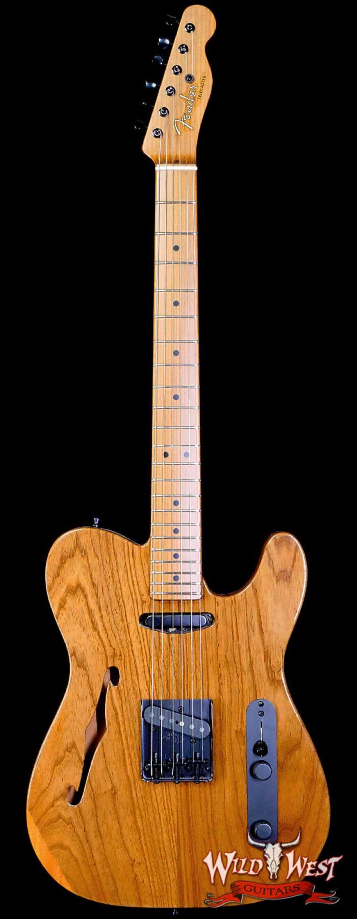 Fender Custom Shop Dennis Galuszka Masterbuilt Roasted 1952 Telecaster Thinline 24.75’’ Scale Length Natural - Image 1