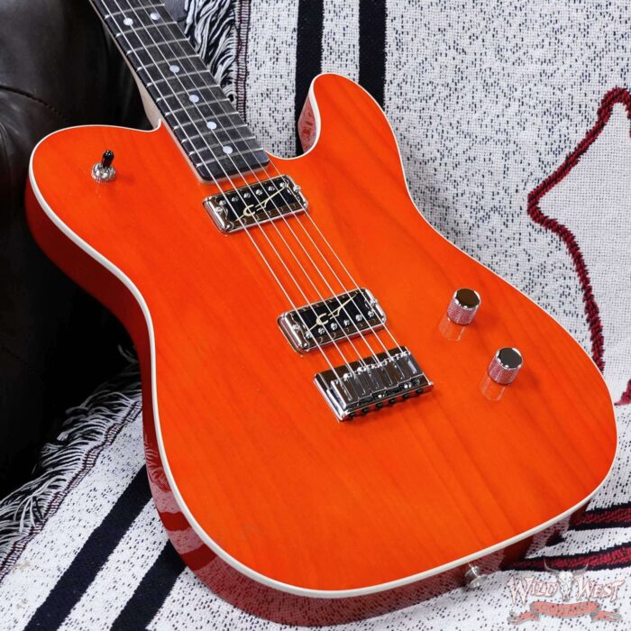 Fender Custom Shop Dennis Galuszka Masterbuilt Telecaster Ebony Fingerboard Novak Filtertron Pickups NOS Orange 6.35 LBS - Image 8