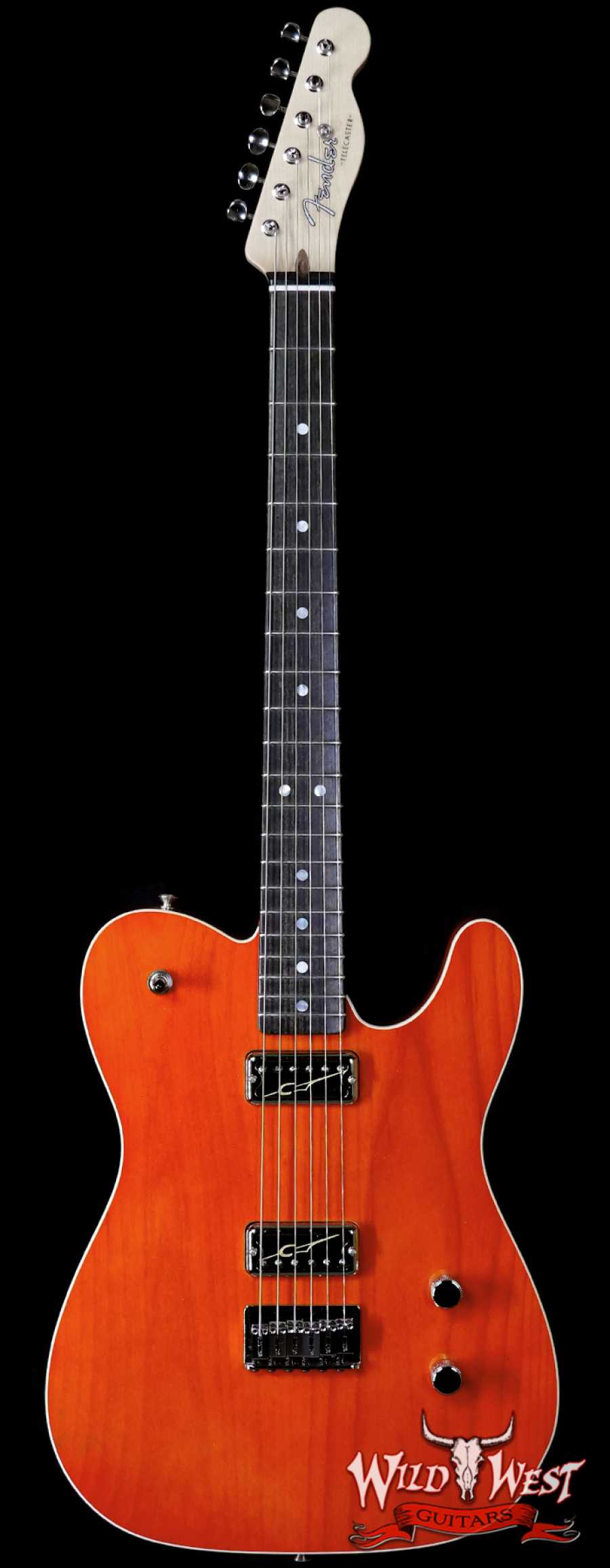fendercs-mbdg-cz573252-main__wwg_large.jpg Fender Custom Shop Dennis Galuszka Masterbuilt Telecaster Ebony Fingerboard Novak Filtertron Pickups NOS Orange 6.35 LBS - Image 1