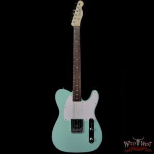 Fender Custom Shop Envy Collection Dennis Galuszka 1963 Esquire NOS Josefina Hand-Wound Pickup Surf Green with Matching Custom Gretsch Broadkaster Drum Kit - Image 3