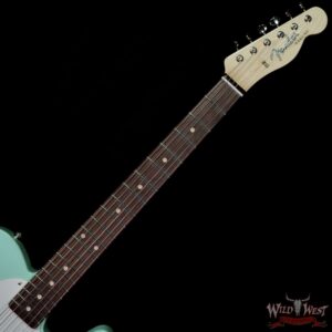 Fender Custom Shop Envy Collection Dennis Galuszka 1963 Esquire NOS Josefina Hand-Wound Pickup Surf Green with Matching Custom Gretsch Broadkaster Drum Kit - Image 4
