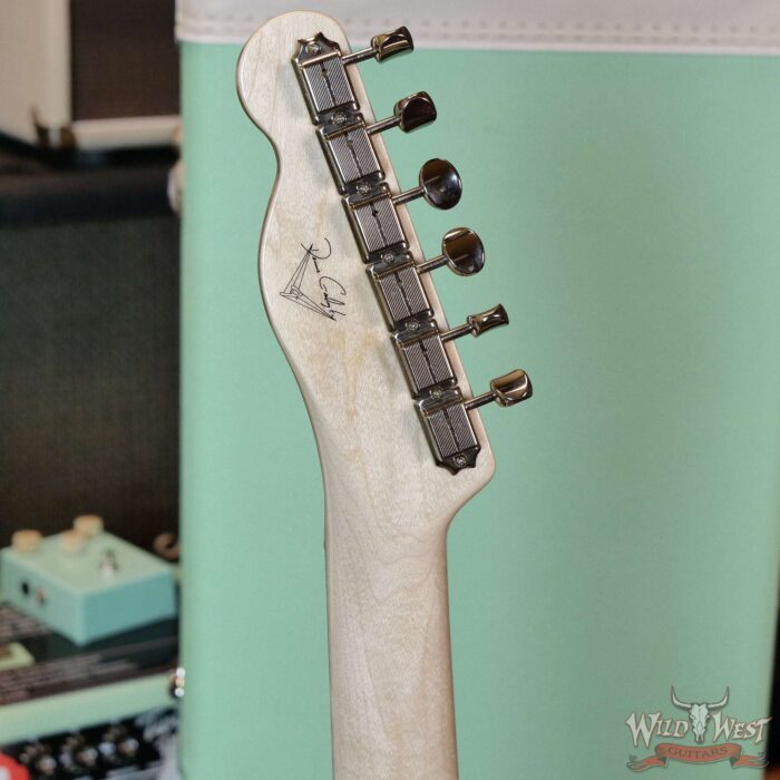Fender Custom Shop Envy Collection Dennis Galuszka 1963 Esquire NOS Josefina Hand-Wound Pickup Surf Green with Matching Custom Gretsch Broadkaster Drum Kit - Image 10