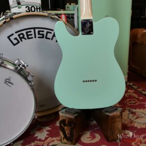 Fender Custom Shop Envy Collection Dennis Galuszka 1963 Esquire NOS Josefina Hand-Wound Pickup Surf Green with Matching Custom Gretsch Broadkaster Drum Kit - Image 11