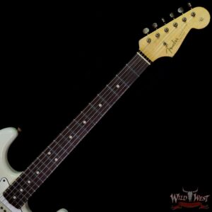 Fender Custom Shop Dennis Galuszka Masterbuilt 1963 Stratocaster Josefina Hand-Wound Pickups Journeyman Relic Olympic White - Image 4