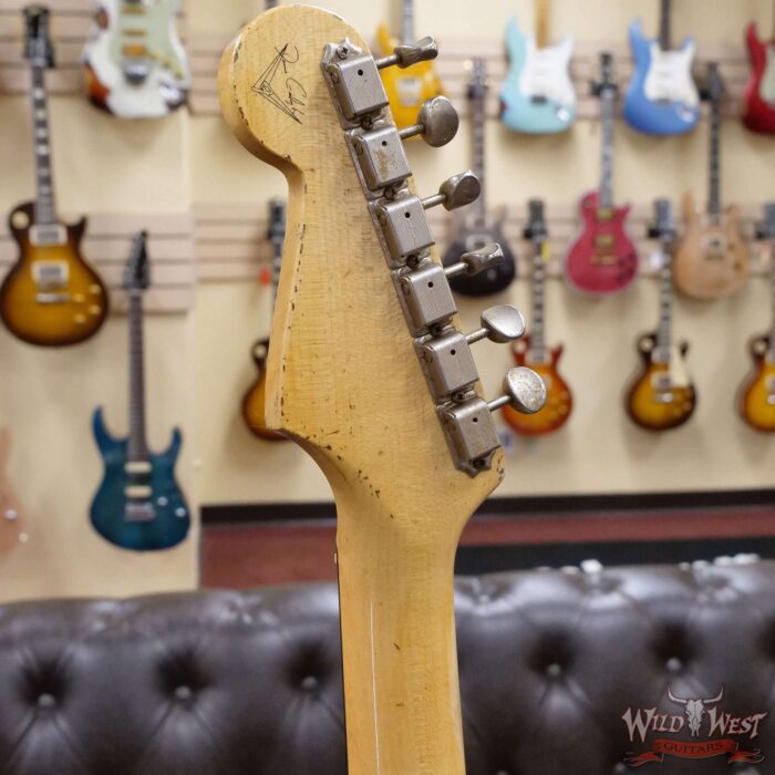 Fender Custom Shop Dennis Galuszka Masterbuilt 1963 Stratocaster Josefina Hand-Wound Pickups Journeyman Relic Olympic White - Image 10