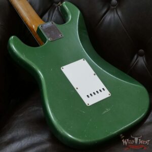 Fender Custom Shop Dennis Galuszka Masterbuilt Roasted 1959 Stratocaster Brazilian Rosewood Slab Board Hand-Wound PUs Journeyman Relic Aged Sage Green Metallic - Image 11