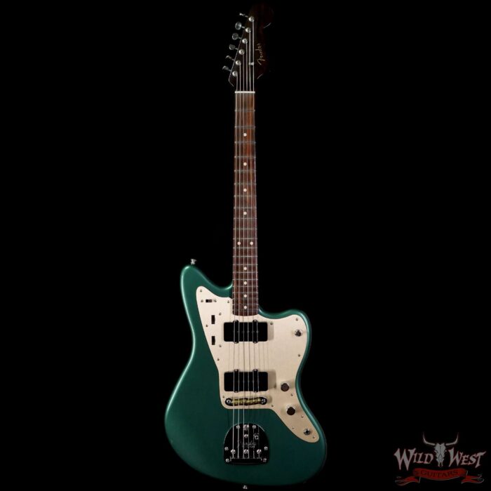 Fender Custom Shop Dennis Galuszka Masterbuilt 1958 Jazzmaster Brazilian DLX Closet Classic Sherwood Green - Image 3