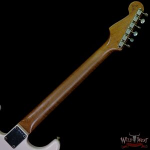 Fender Custom Shop Dennis Galuszka Masterbuilt Roasted 1959 Stratocaster Brazilian Rosewood Slab Board Hand-Wound PUs Journeyman Relic Aged Shell Pink - Image 5
