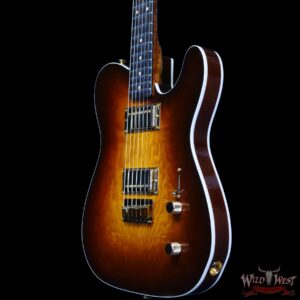 Fender Custom Shop Dennis Galuszka Masterbuilt Artisan Tamo Ash Telecaster HH NOS Chocolate 2-Color Sunburst - Image 2