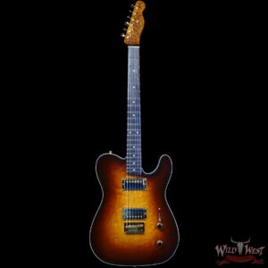 Fender Custom Shop Dennis Galuszka Masterbuilt Artisan Tamo Ash Telecaster HH NOS Chocolate 2-Color Sunburst - Image 3