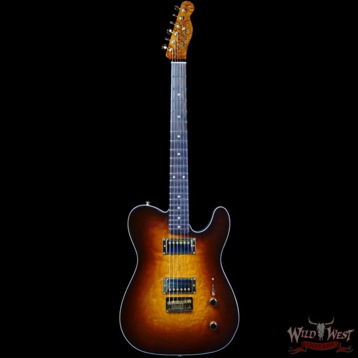 Fender Custom Shop Dennis Galuszka Masterbuilt Artisan Tamo Ash Telecaster HH NOS Chocolate 2-Color Sunburst - Image 3