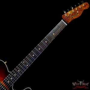 Fender Custom Shop Dennis Galuszka Masterbuilt Artisan Tamo Ash Telecaster HH NOS Chocolate 2-Color Sunburst - Image 4