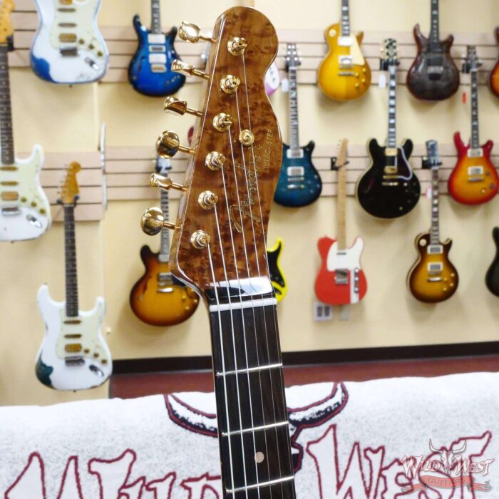 Fender Custom Shop Dennis Galuszka Masterbuilt Artisan Tamo Ash Telecaster HH NOS Chocolate 2-Color Sunburst - Image 7