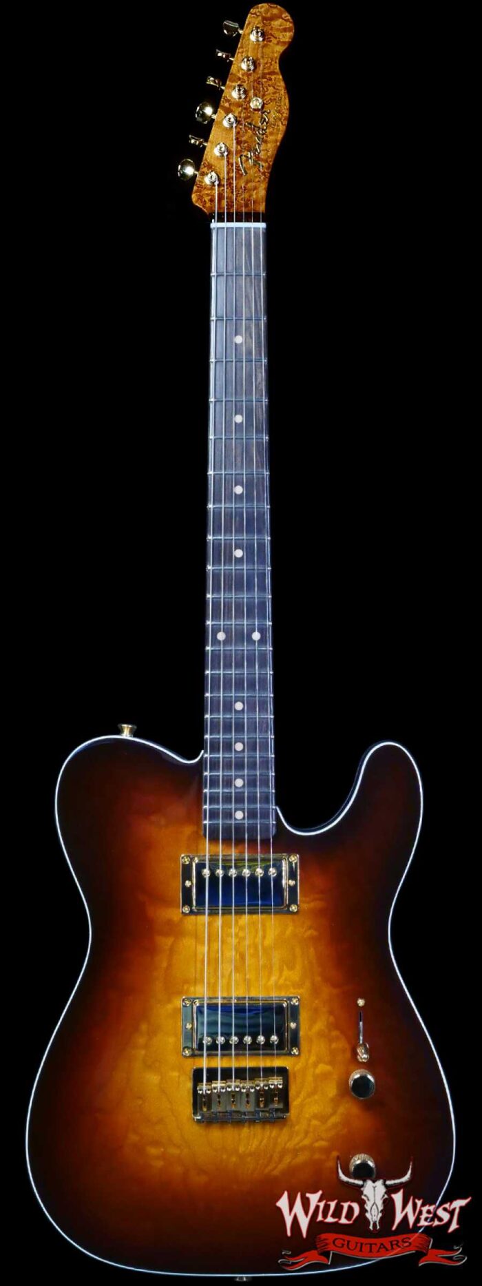 Fender Custom Shop Dennis Galuszka Masterbuilt Artisan Tamo Ash Telecaster HH NOS Chocolate 2-Color Sunburst - Image 1
