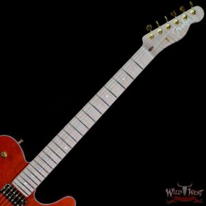 Fender Custom Shop Dennis Galuszka Masterbuilt Figured Alder Telecaster NOS AAA Flame Maple Neck - Image 4