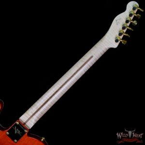 Fender Custom Shop Dennis Galuszka Masterbuilt Figured Alder Telecaster NOS AAA Flame Maple Neck - Image 5
